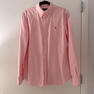 Ralph Lauren Salmon Pink Custom Fit Button Down- L